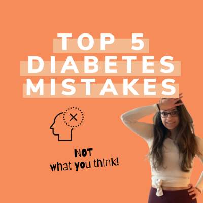 Don’t make these 5 diabetes mistakes ⛔️ *It’s not what you think!*